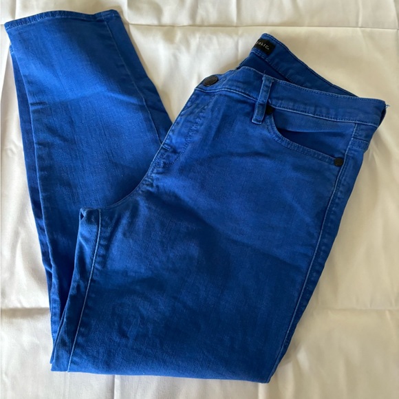 Women’s Rock & Republic Royal Blue Ankle Jeans Size 16 - Picture 2 of 5